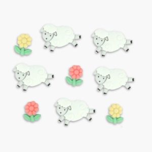 Botones Creativos- Counting Sheep