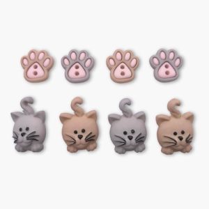 Botones Creativos- Happy Kitties