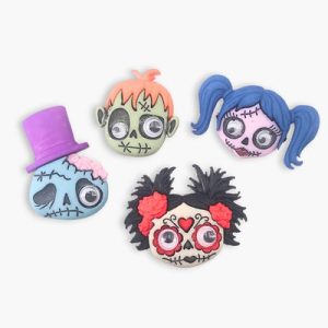 Botones Creativos- Zany Zombies