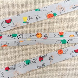 BIES ANIMALES SAFARI 18mm - Gris