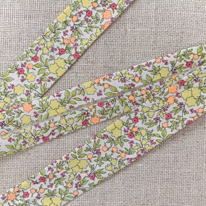 BIES FLORAL FOSFORITO 30mm - Amarillo