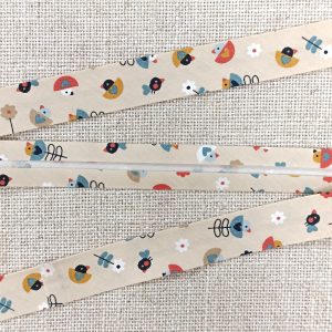 BIES PAJARITOS 18mm - Beige