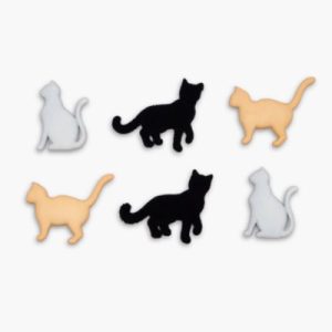 Botones Creativos- I love cats