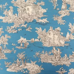 LONETA TOILE DE JOUY AZUL
