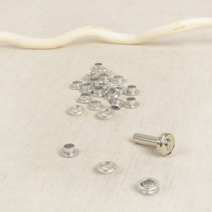 OJETES + HERRAMIENTA 8mm. 14ud- Varios Colores - Plata