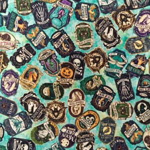 QT FABRICS "WITCHYPOO" - FANTASTIC STAMPS