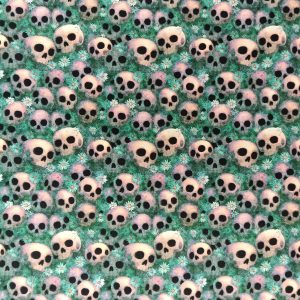 QT FABRICS "WITCHYPOO" - SKULLS