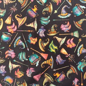 QT FABRICS "WITCHYPOO" - WITCH ACCESSORIES