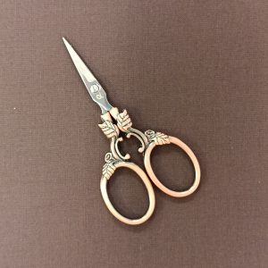 TIJERA VINTAGE MEDIANA ORO ROSA - 10cm.