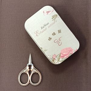 TIJERA VINTAGE MINI ORO ROSA - 6cm.