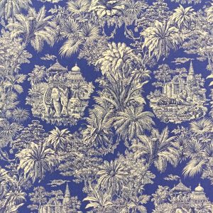 TOILE DE JOUY SAFARI AZUL