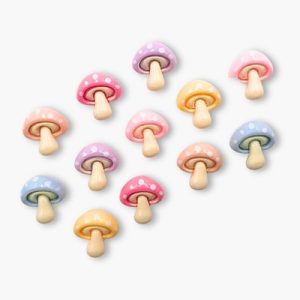 Botones Creativos- Mini Mushrooms