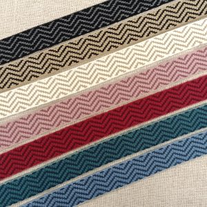 CINTA MOCHILA ZIGZAG LANA 30mm. - Varios Colores