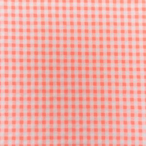 SEERSUCKER VICHY FLUOR 6mm.- Varios Colores - Naranja Flúor