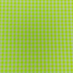 SEERSUCKER VICHY FLUOR 6mm.- Varios Colores - Verde Flúor