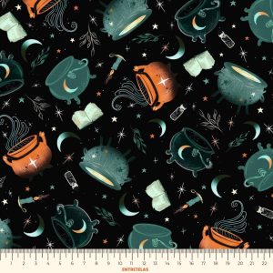 BLANK QUILTING "WITCHY & WICKED" - CAULDRONS