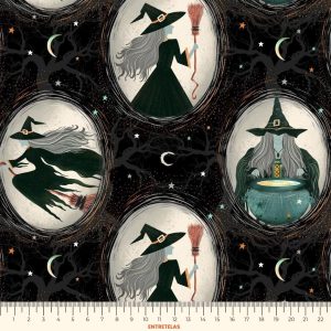 BLANK QUILTING "WITCHY & WICKED" - WITCH CAMEOS