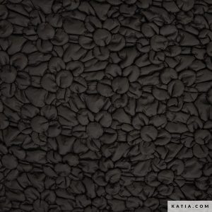 ACOLCHADO FLOR - NEGRO