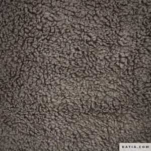 PELO SINTÉTICO TIPO CANICHE - GRIS PIEDRA