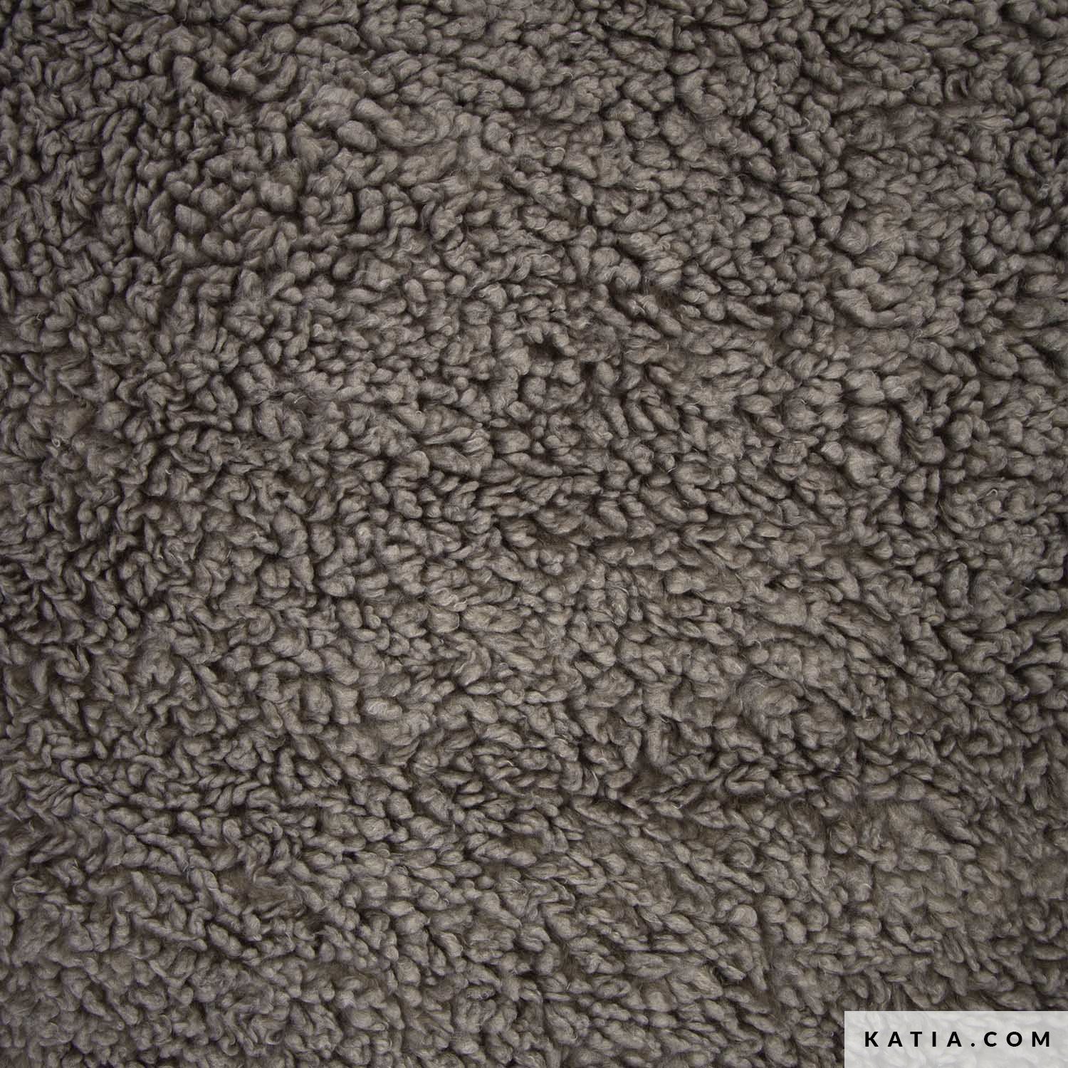 PELO SINTÉTICO TIPO CANICHE - GRIS PIEDRA