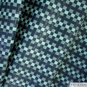POLIPIEL ENTRELAZADA EN TONOS VERDE Y AZUL