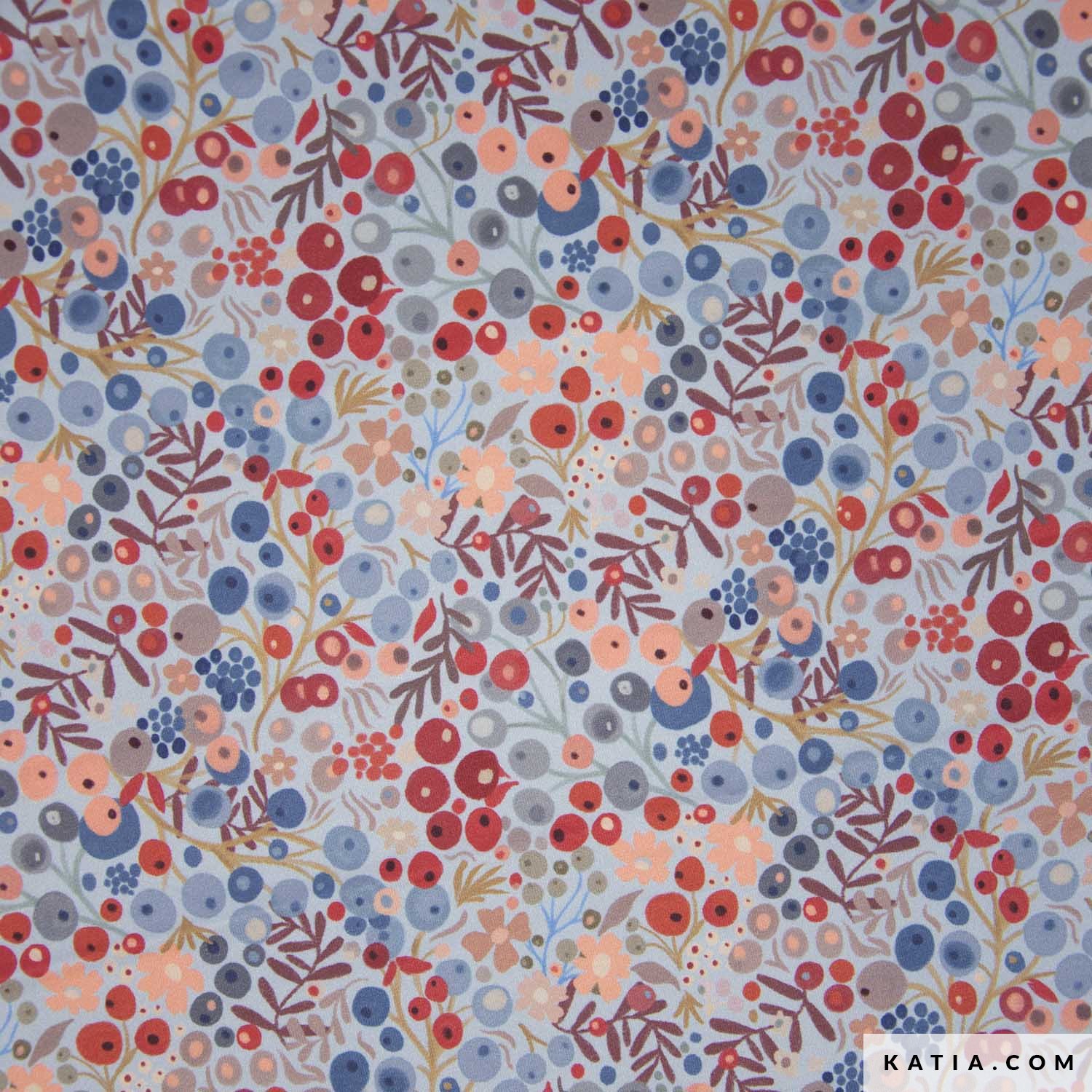 PUNTO CON TEXTURA AFELPADA ESTAMPADO ARANDANOS - Imagen 2
