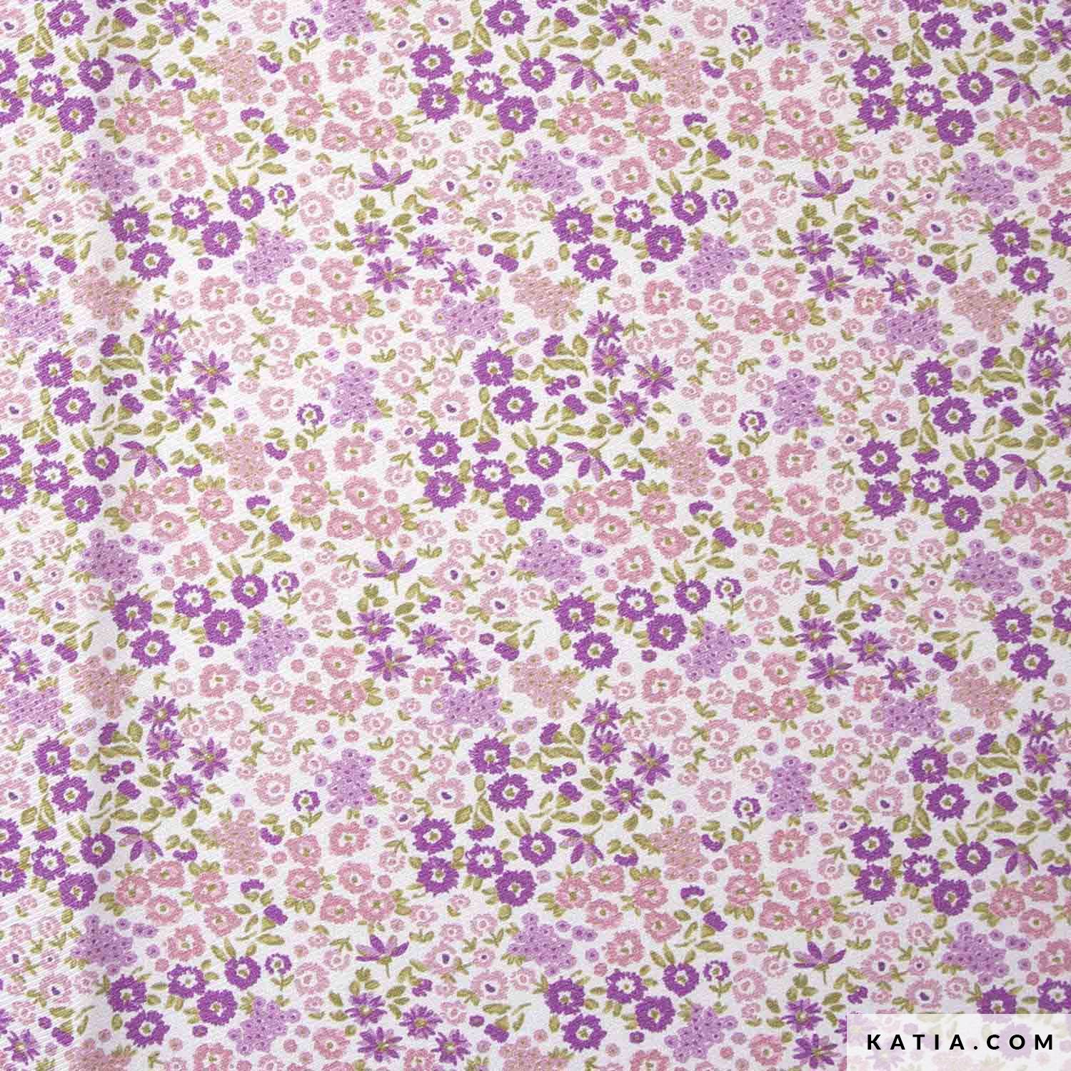 VISCOSA DE INVIERNO ESTAMPADO PEQUEÑAS FLORES