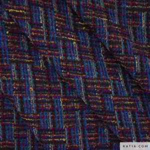 TELA TIPO CHANEL MULTICOLOR CON TEXTURA BOUCLÉ