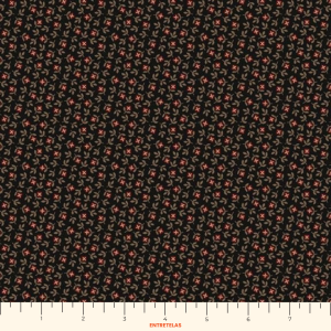 MARCUS FABRICS "BLACK SHEEP COTTONS" - SQUARE PETALS
