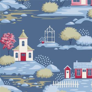 TILDA "VILLAGE LIFE"- VILLAGE BLUE