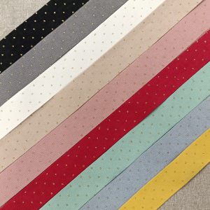 CINTA PANA TOPOS LUREX 38mm - Varios Colores