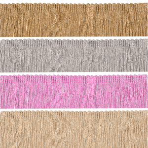 FLECO RAYÓN METALIZADO 7cm - Varios Colores