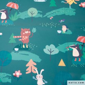 Tela impermeable Raincoat Forest